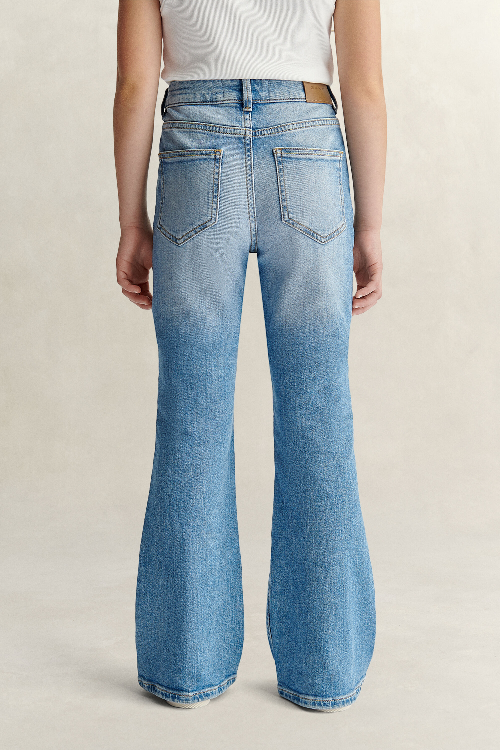 Teen Girls jeans med bootcut
