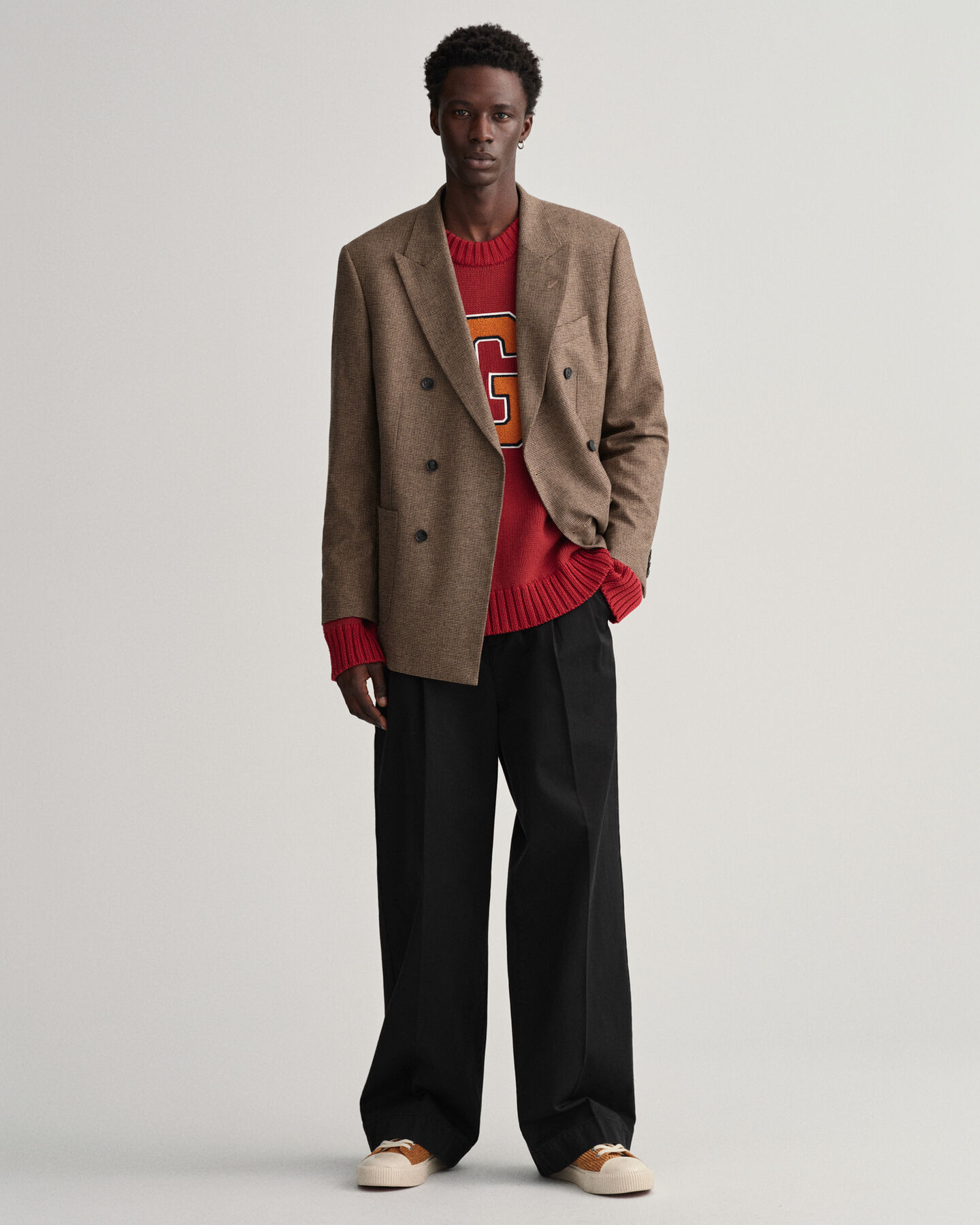 Oversized crew neck collegetr&ouml;ja