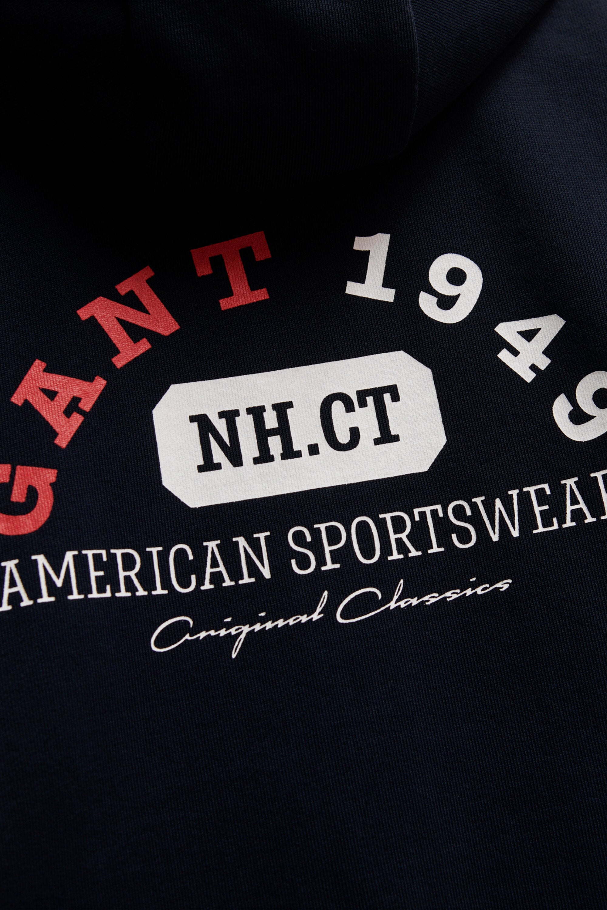 Boys Collegiate Graphic hoodie med dragkedja