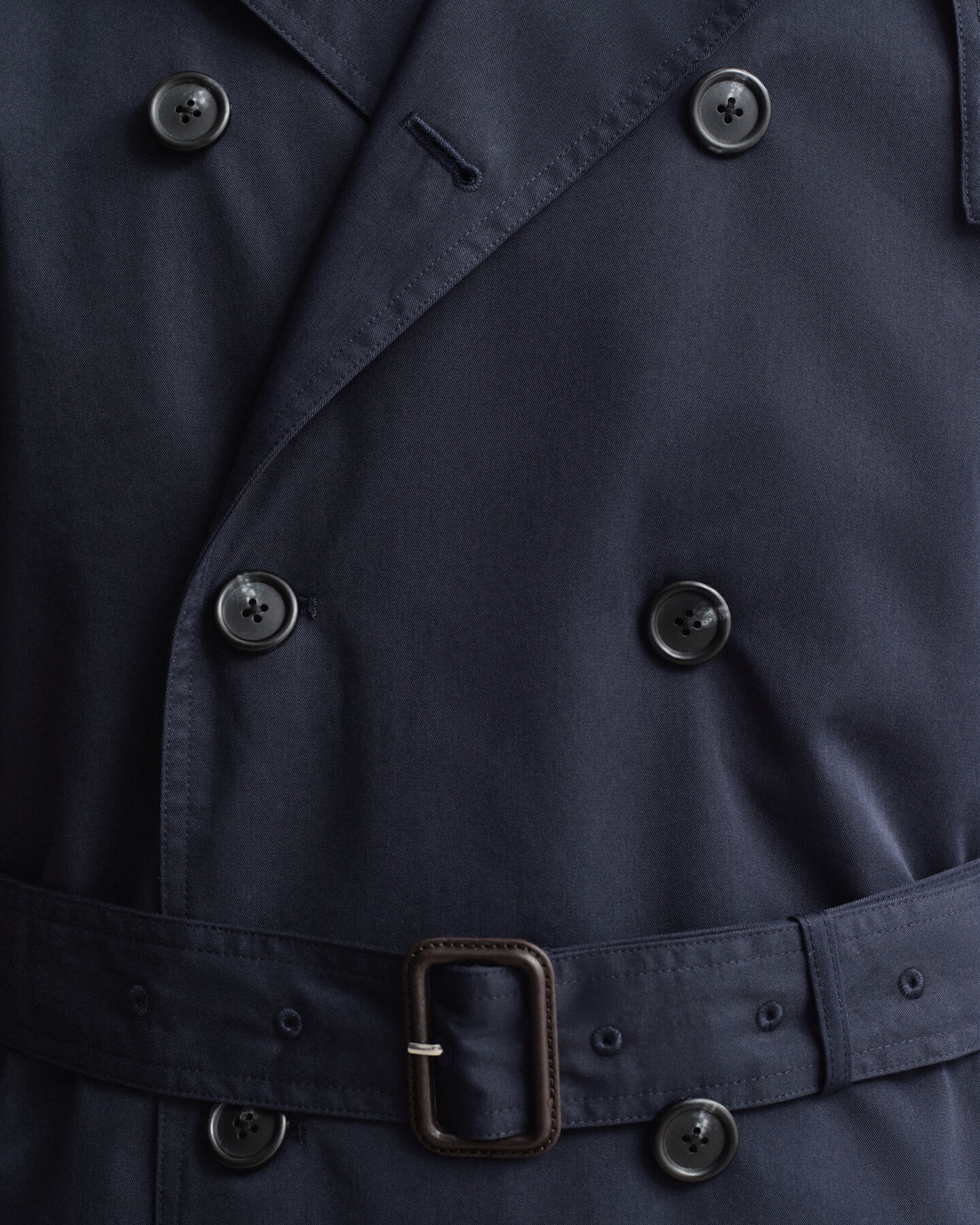 Trenchcoat i bomullsblandning