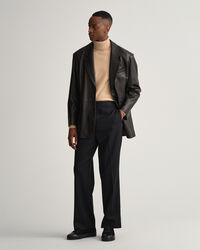 Polotröja i bomull och kashmir