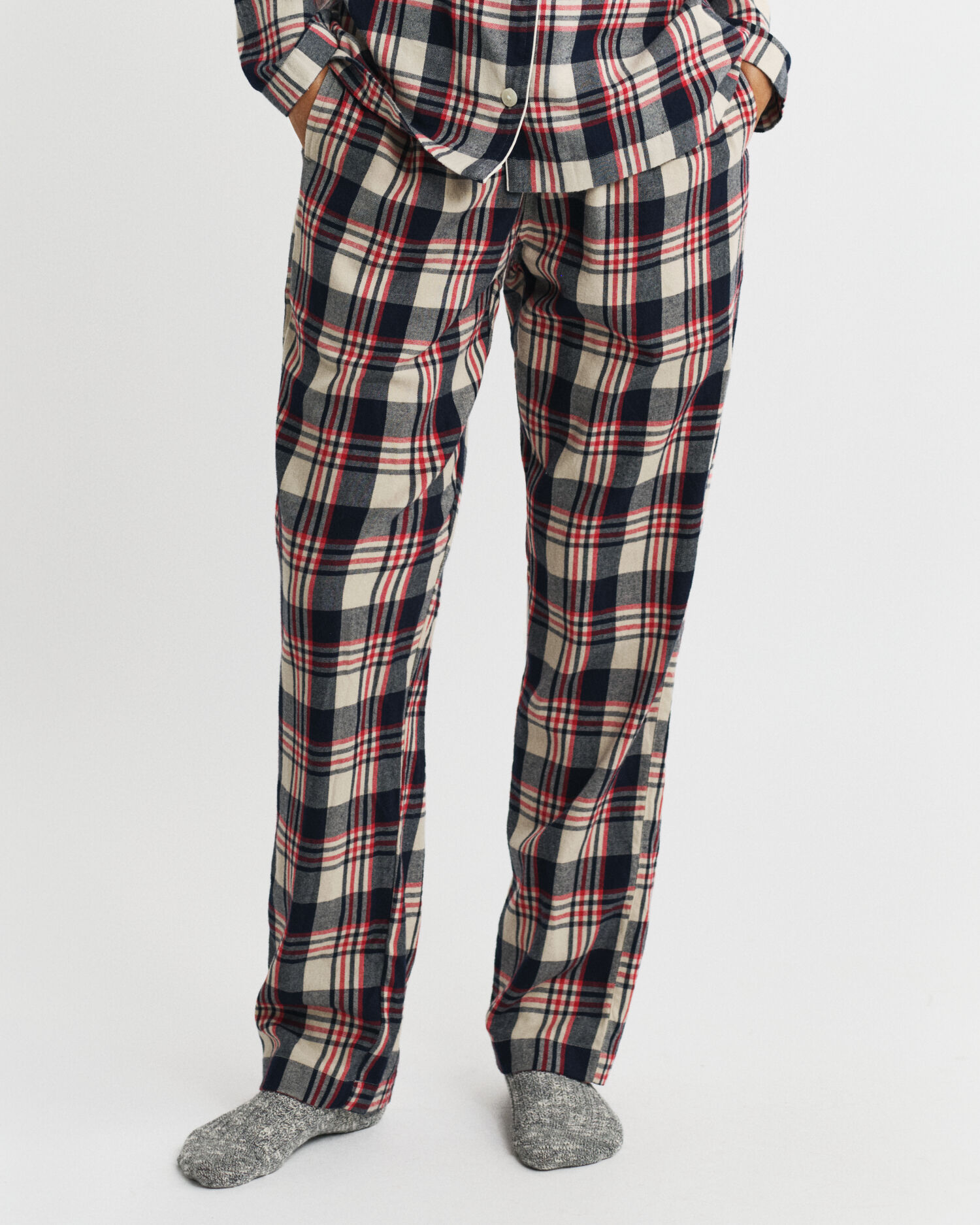 Flanellpyjamas i presentförpackning