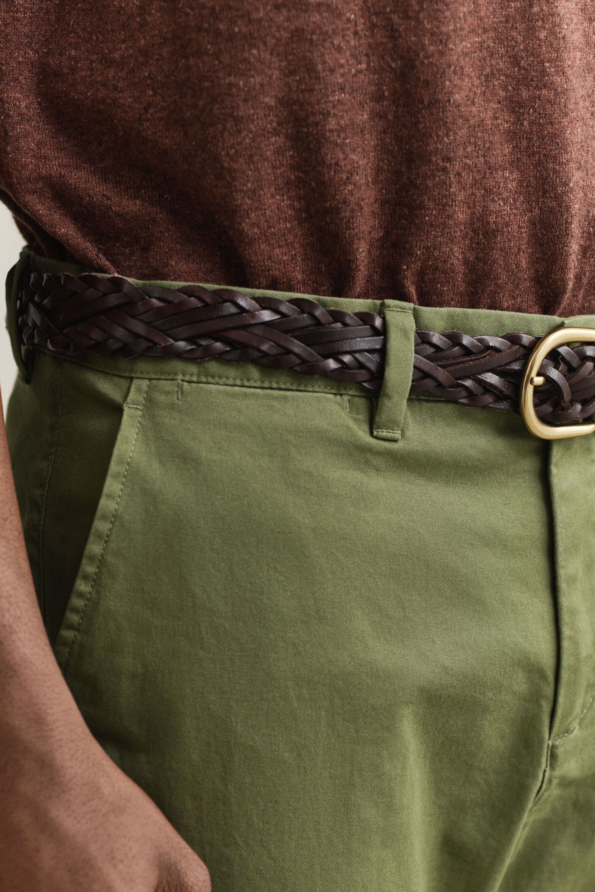 Klassiska chinos med regular fit