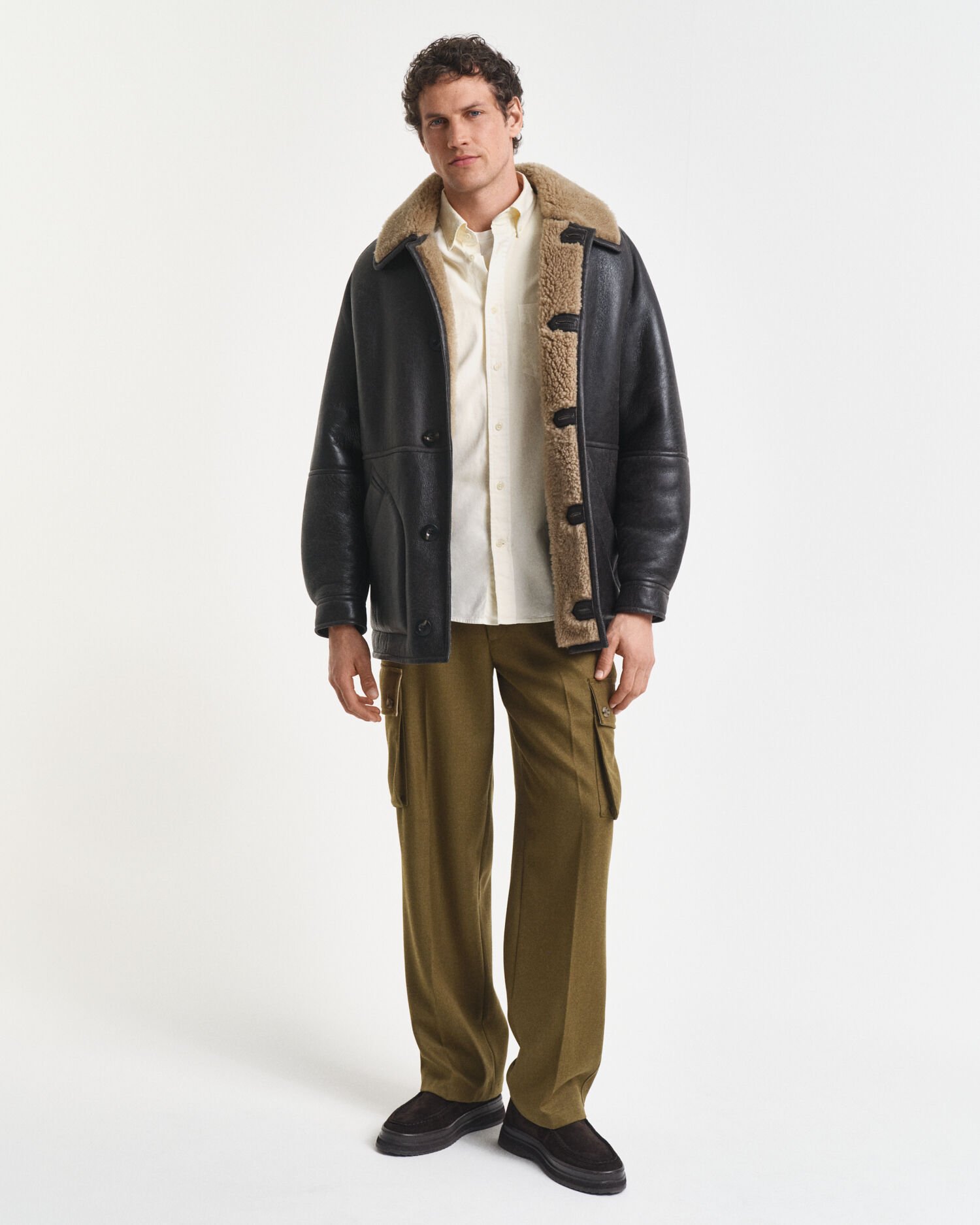 Regular fit skjorta i twill