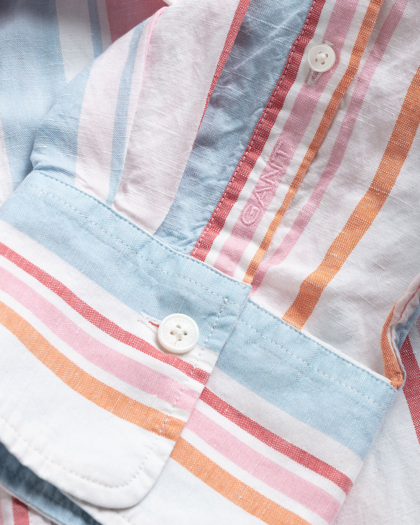 Oversized randig skjorta