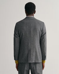 Fiskbensmönstrad kostymkavaj