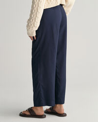 Relaxed Fit Tie Waist Pants