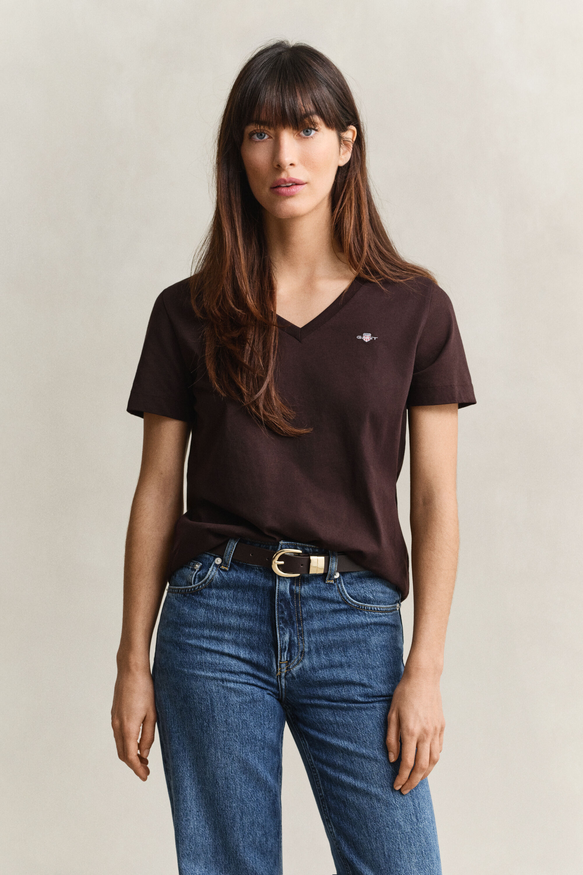 Shield V-ringad T-shirt