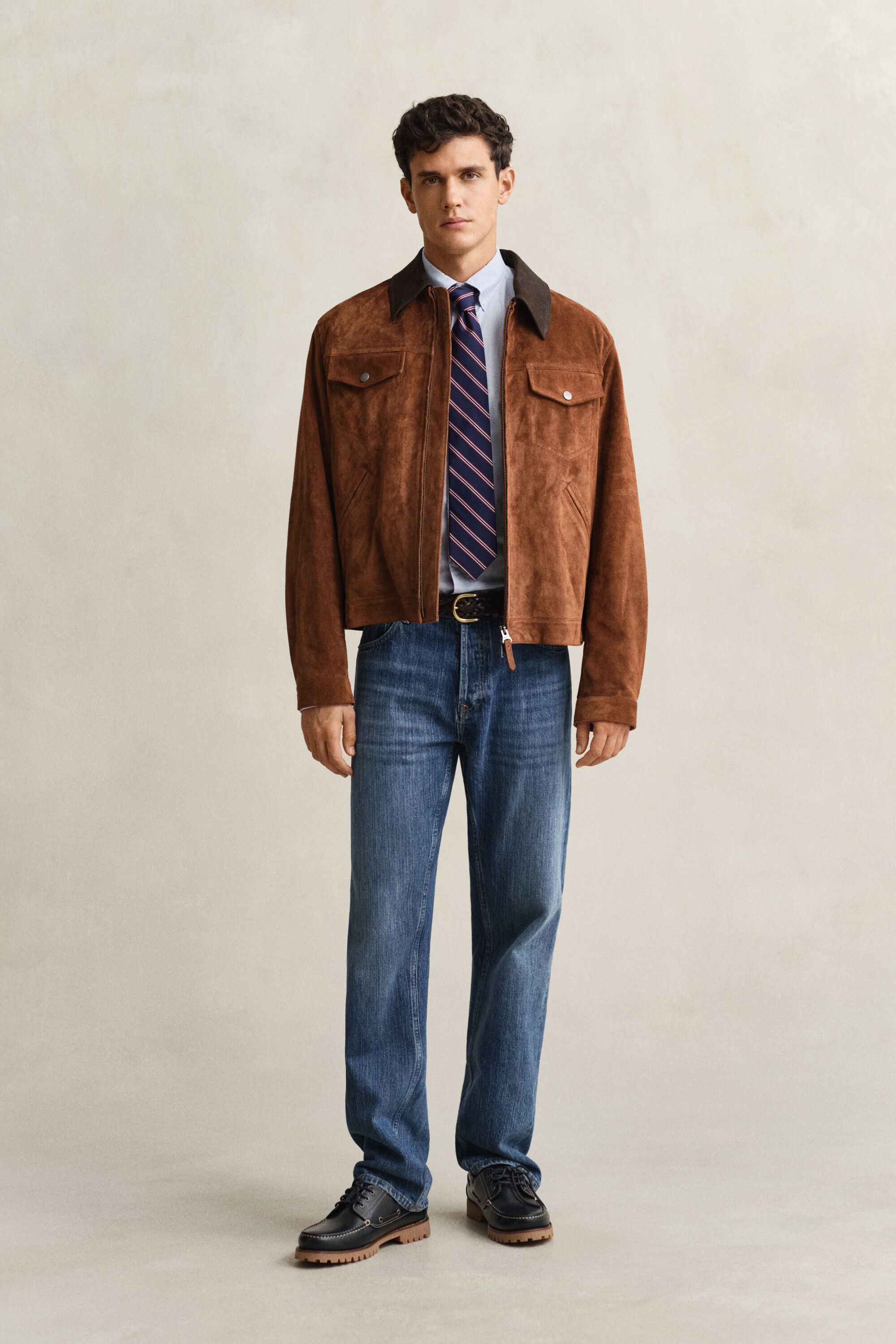 Slim fit klassisk poplinskjorta