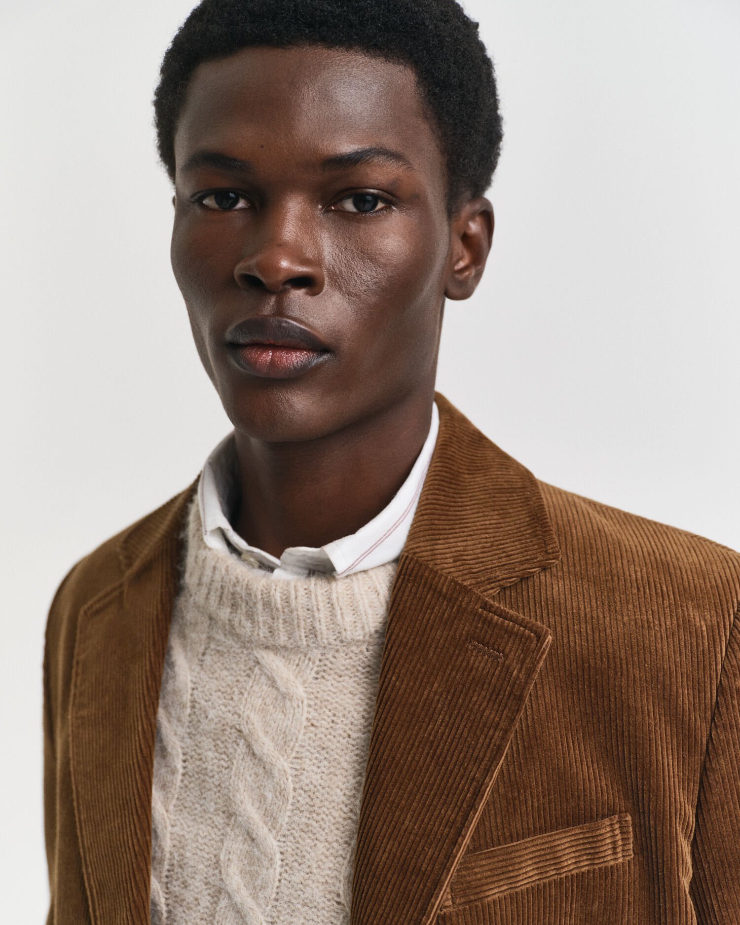 Regular fit manchesterkavaj