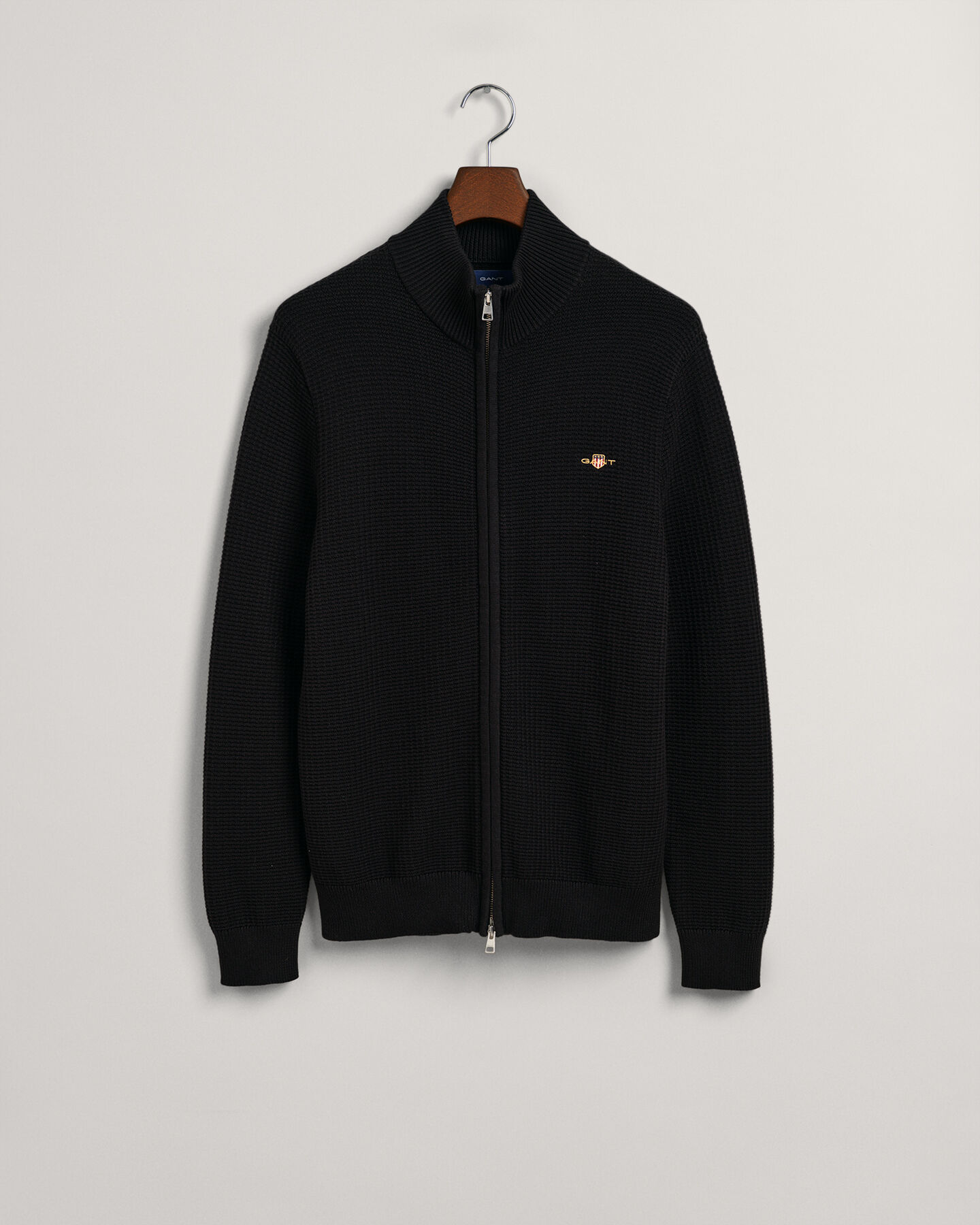 Bomullscardigan med struktur