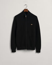 Bomullscardigan med struktur