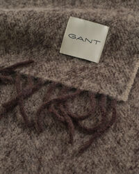 Fiskbensmönstrad halsduk i mohair och alpacka