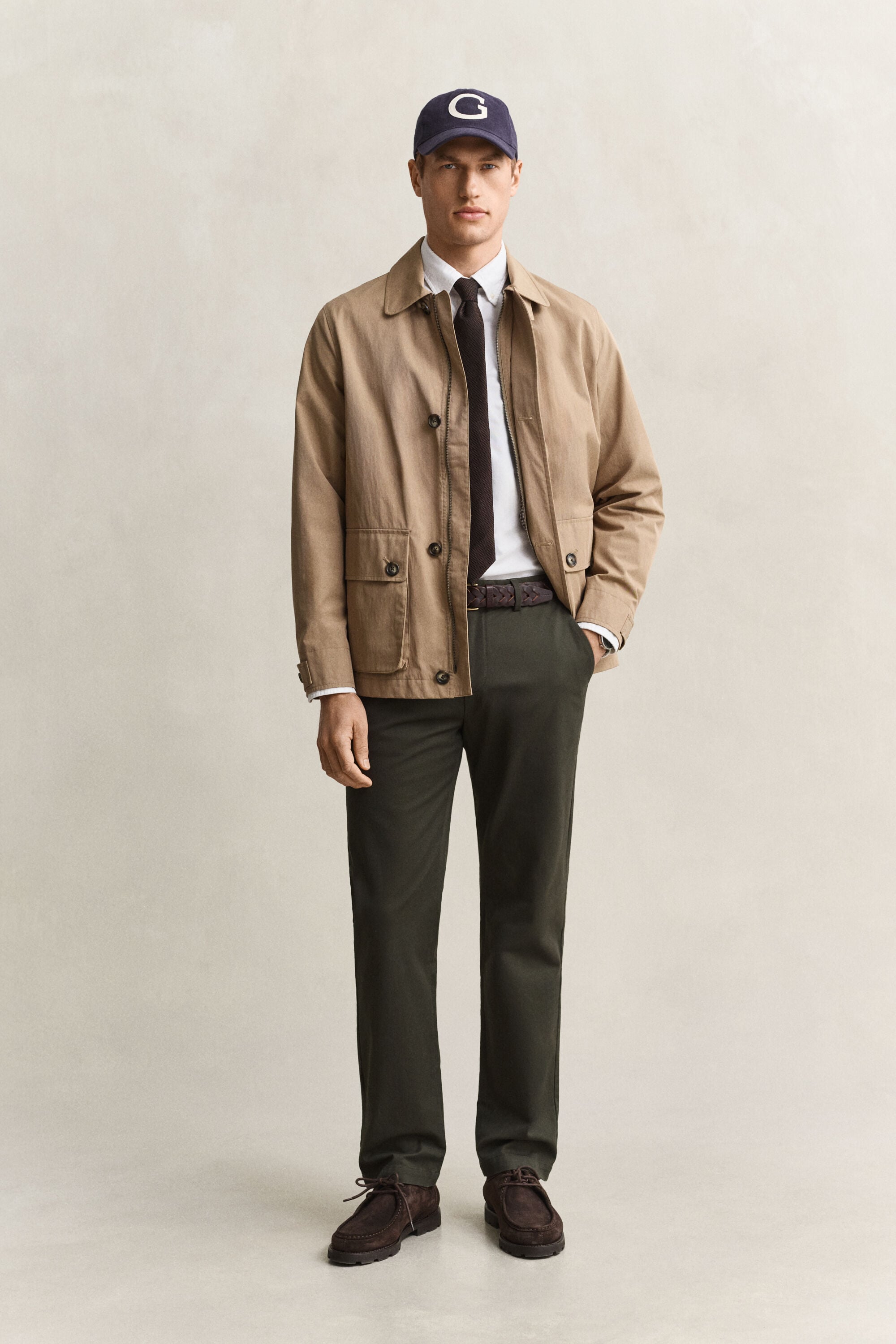 Klassisk slim fit oxfordskjorta
