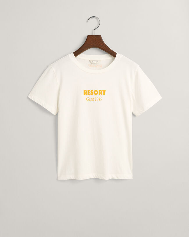 GANT T-shirt med resortmotiv