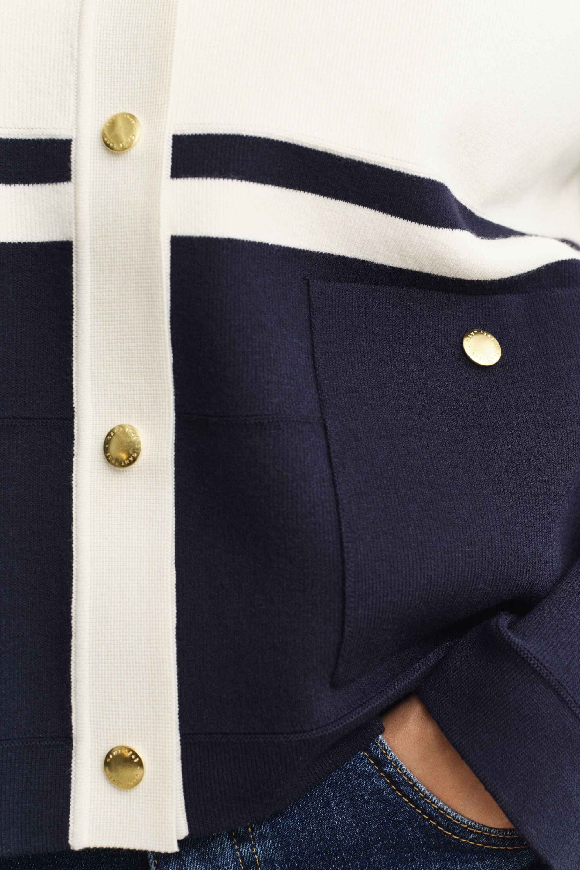 Kofta med färgblock