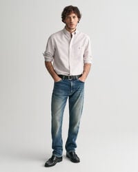 Regular fit jeans i vintagetv&auml;tt