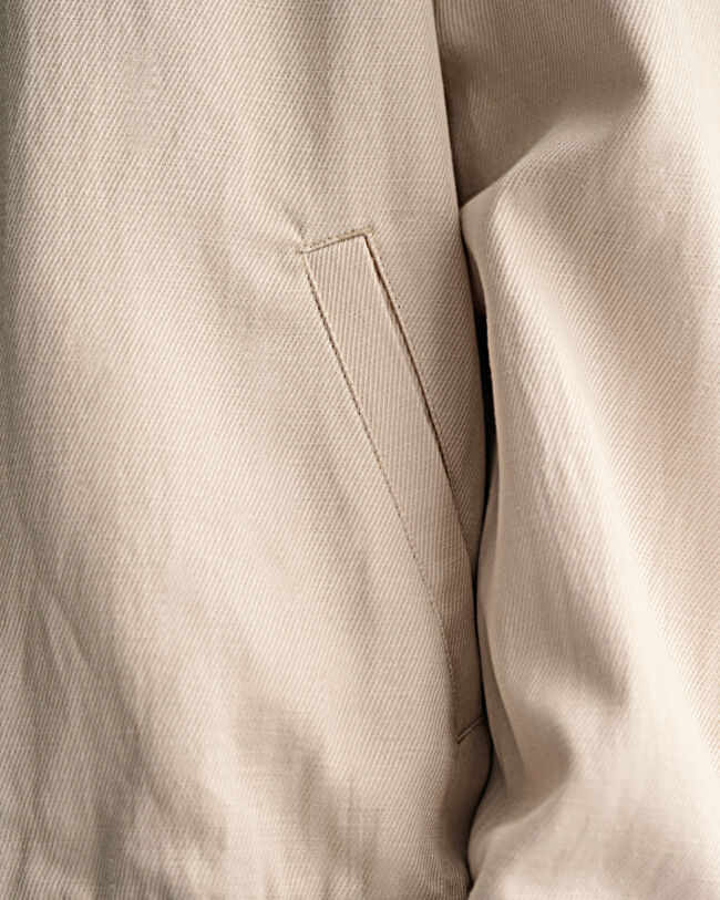 Bomberjacka i linneblandning