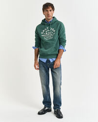 GANT hoodie med vintersportmotiv