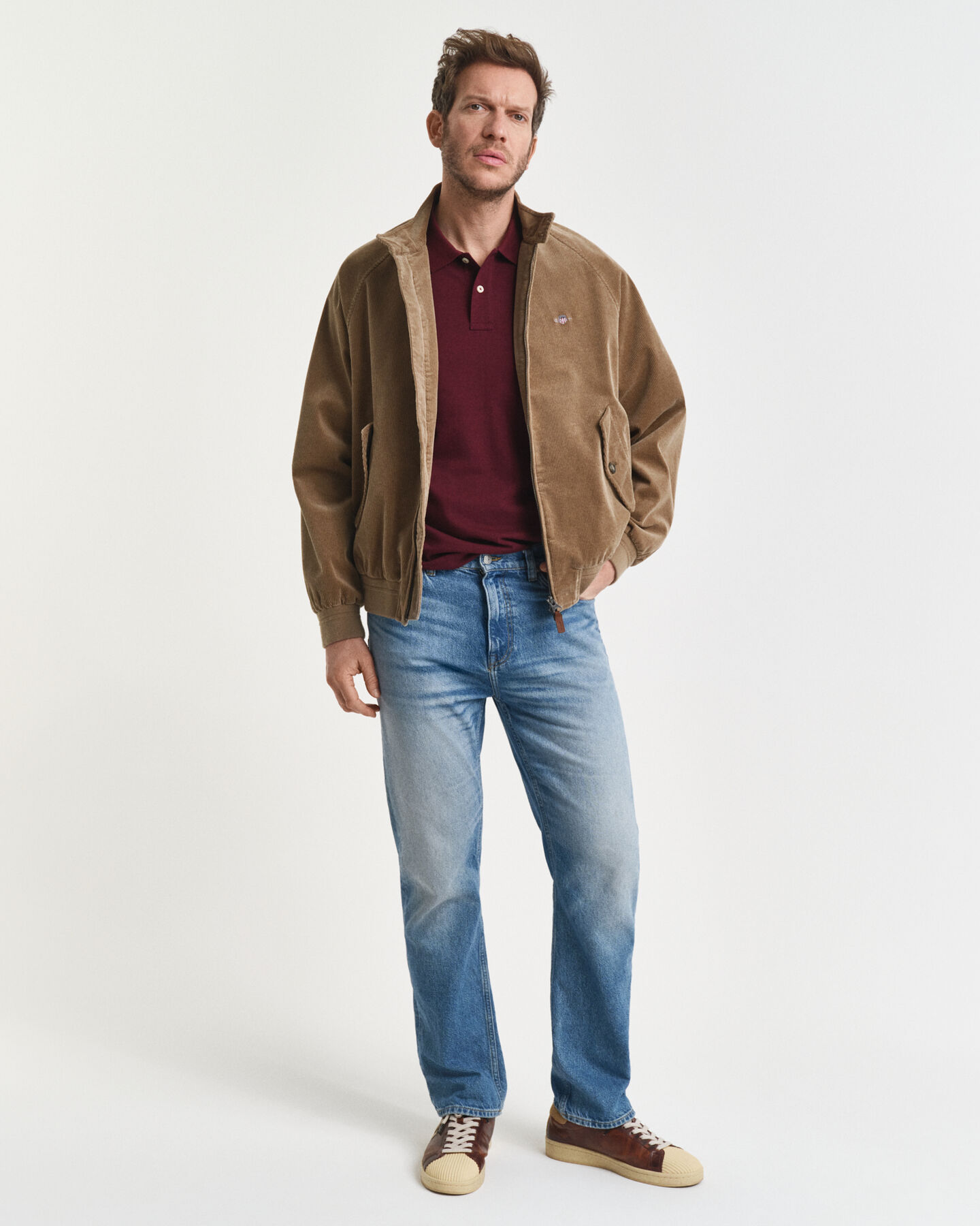 Regular fit Shield pikétröja