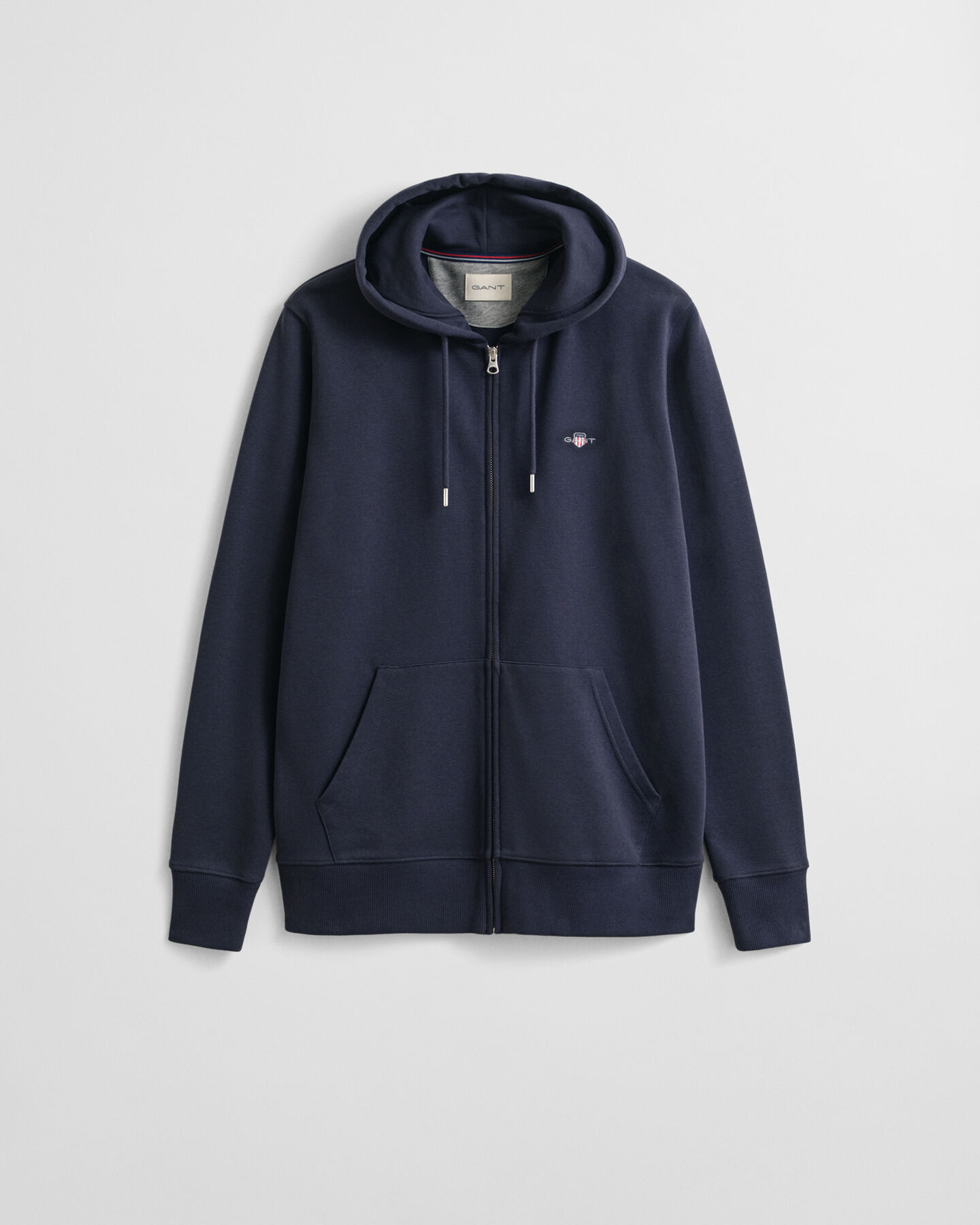 Shield hoodie med dragkedja