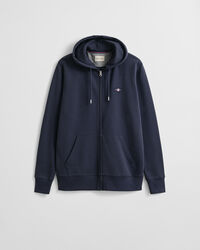 Shield hoodie med dragkedja