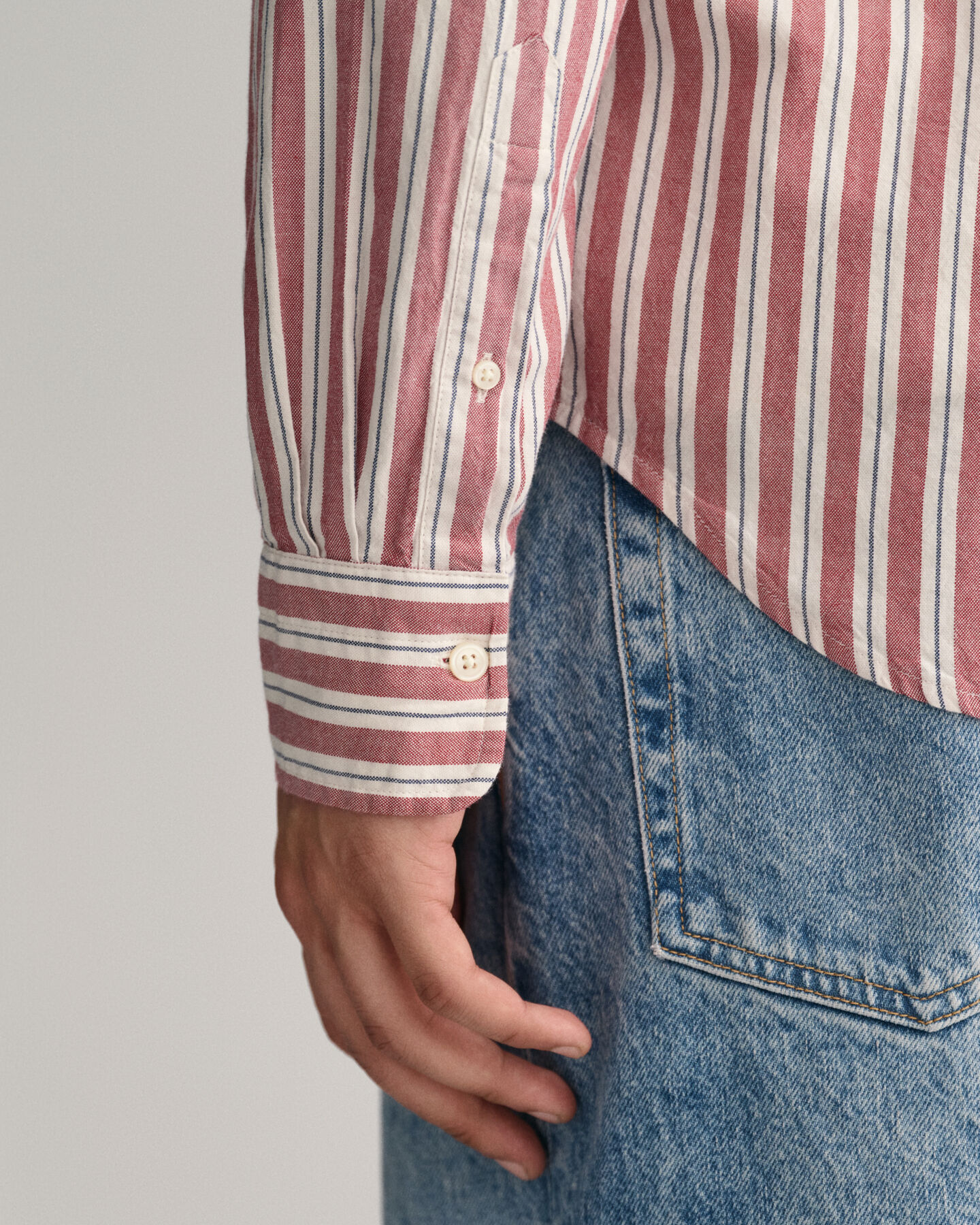 Regular fit Archive randig oxfordskjorta