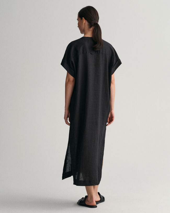Popover kort&auml;rmad linnekaftan