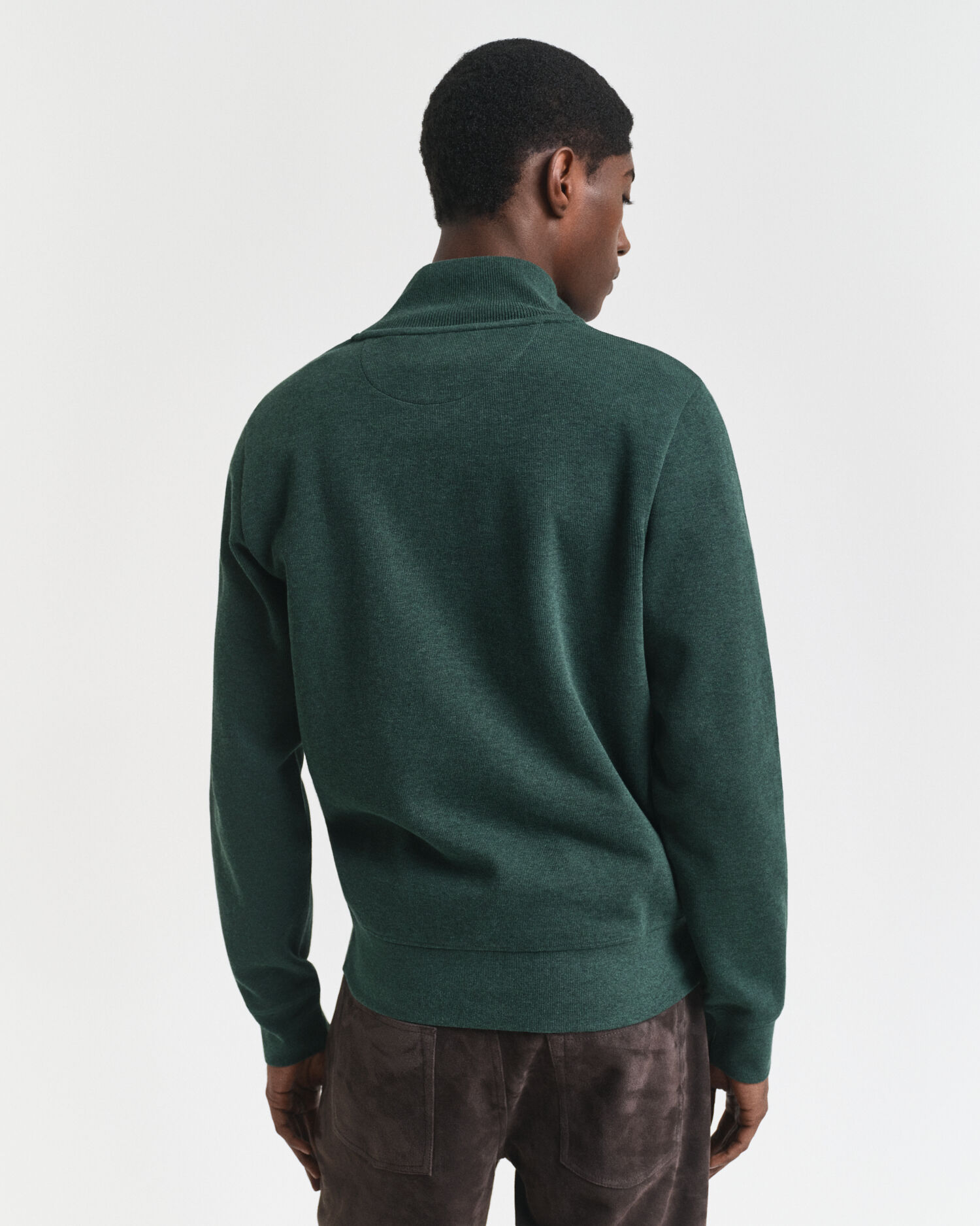 Sacker Rib sweatshirt med half-zip