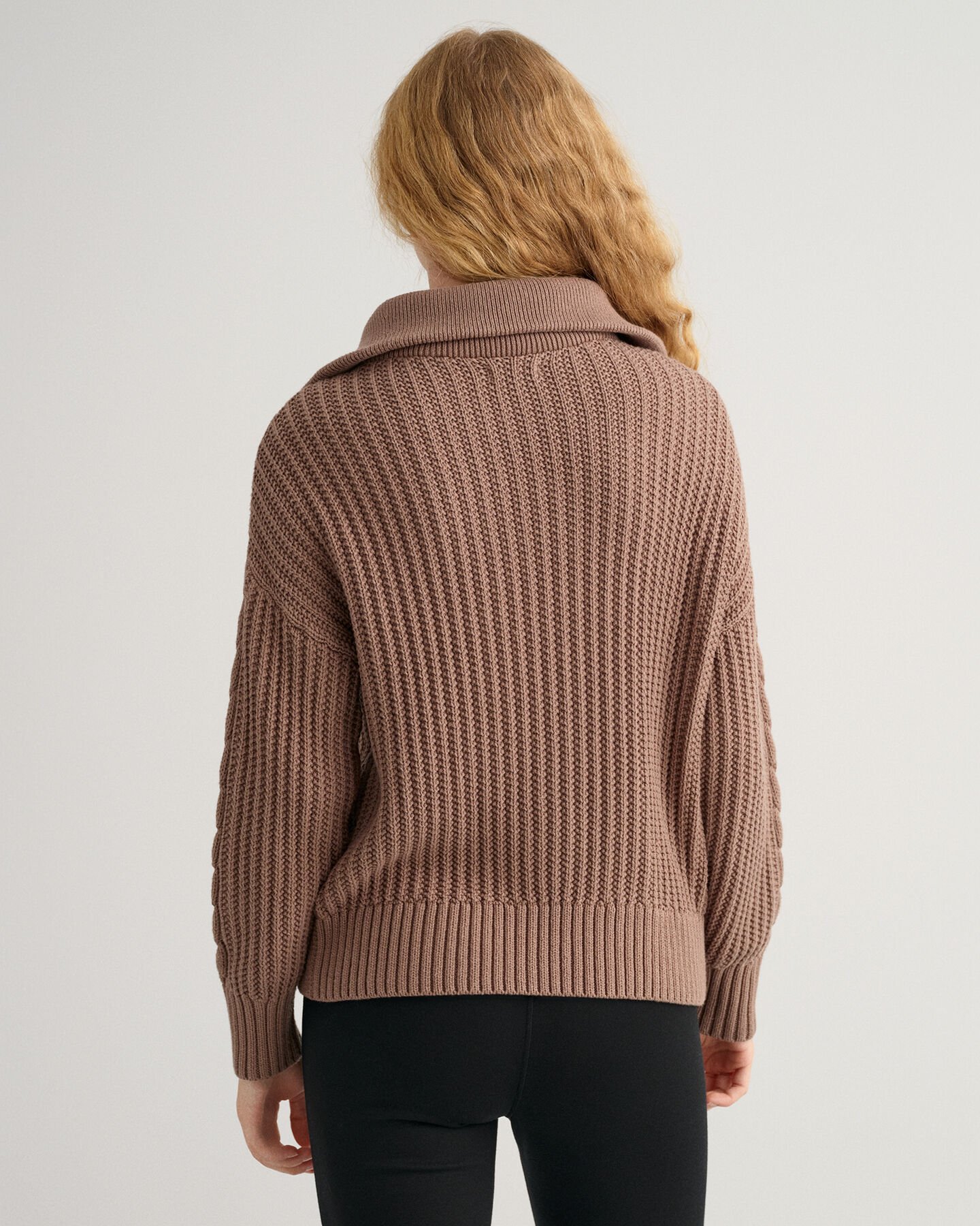 Cable Half-Zip tröja