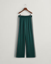 Relaxed fit randiga dra-på-byxor