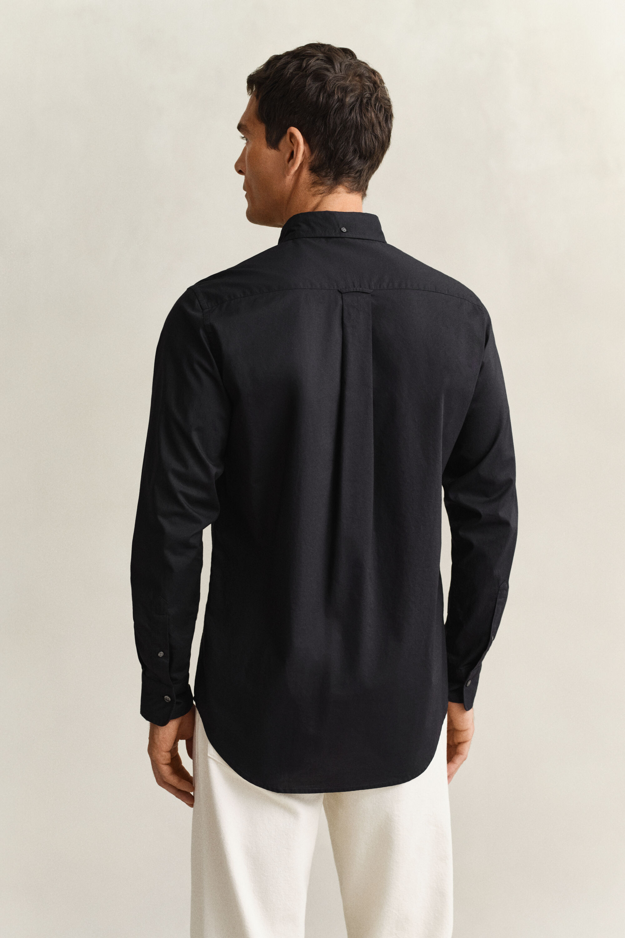 Regular fit klassisk poplinskjorta