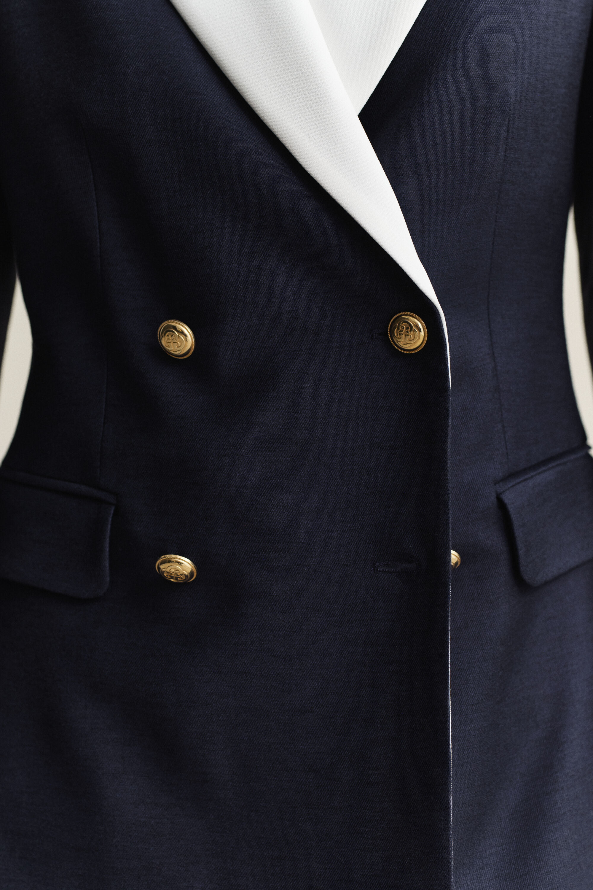 Kontrastfärgad kavaj