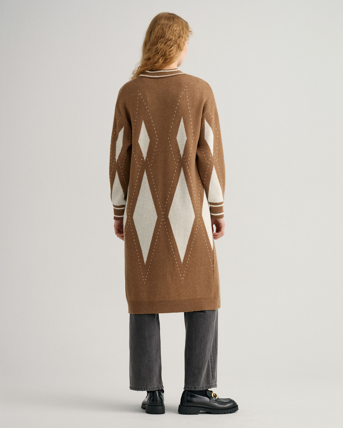 Argyle l&aring;ng kofta