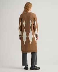 Argyle l&aring;ng kofta