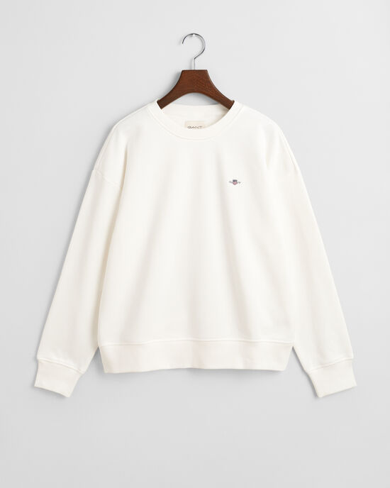 Shield sweatshirt med rund hals