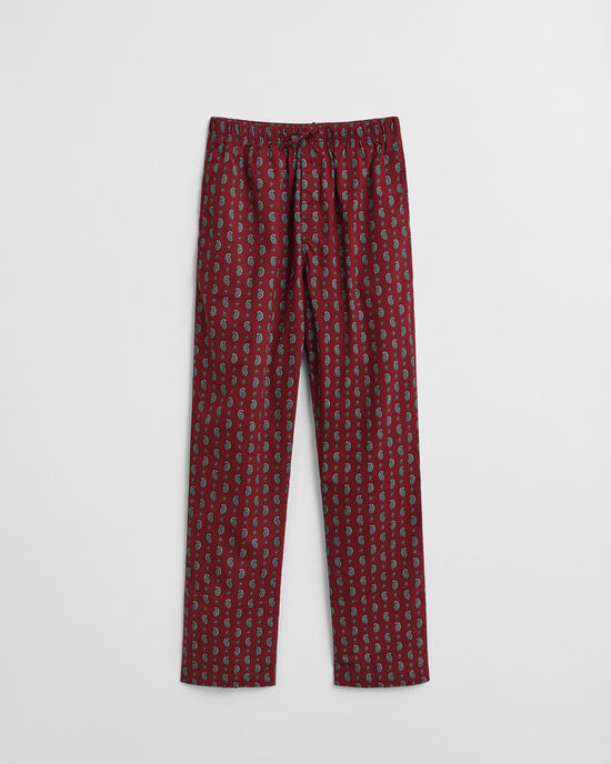 Paisleymönstrade pyjamasbyxor i flanell