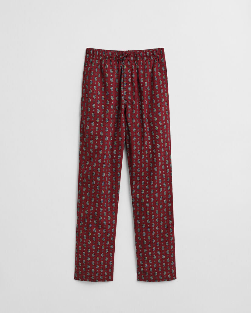 Paisleymönstrade pyjamasbyxor i flanell