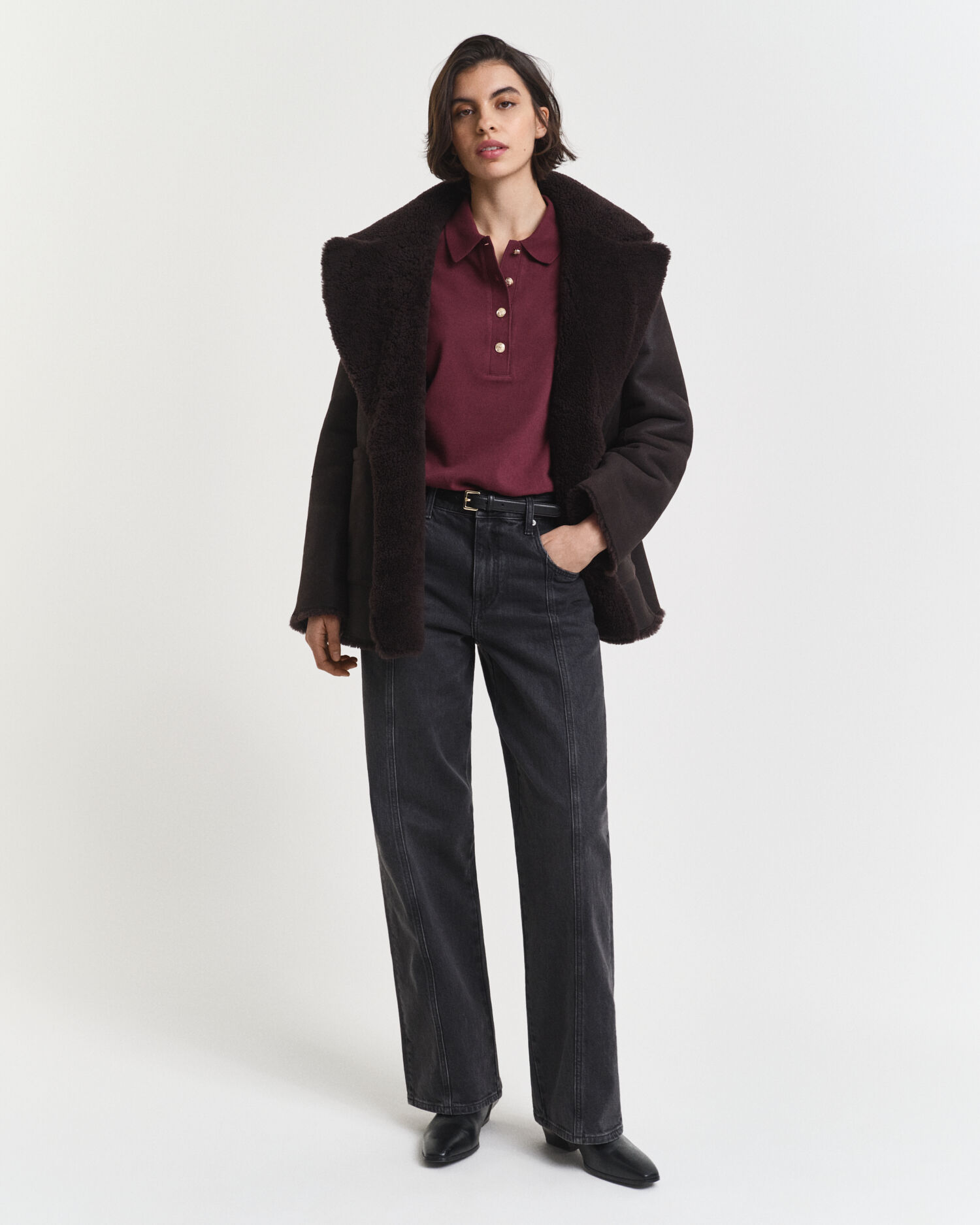 Långärmad pikétröja