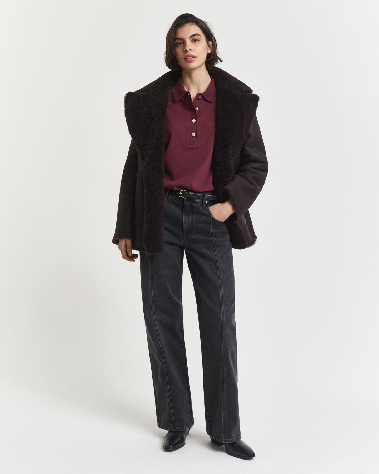 Långärmad pikétröja