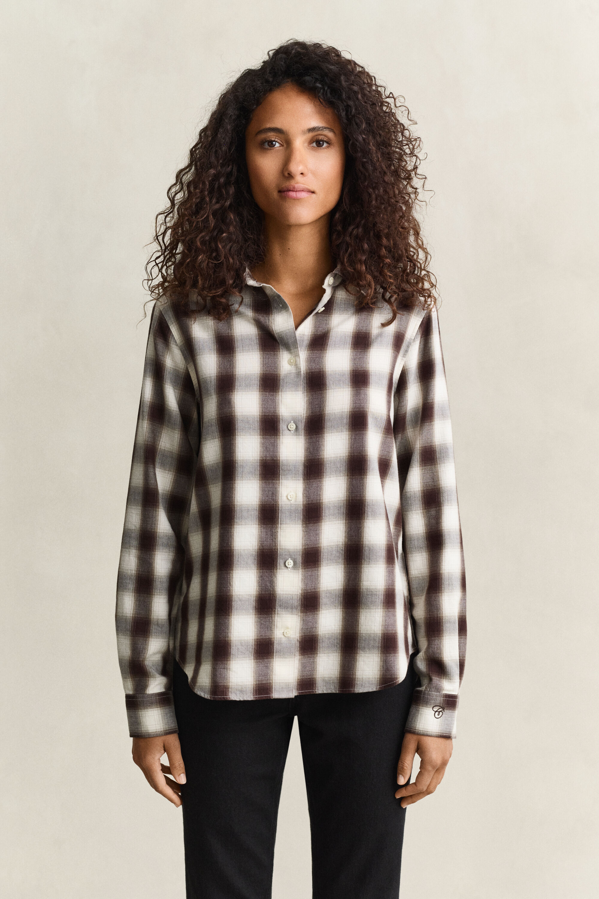 Regular fit flanellskjorta