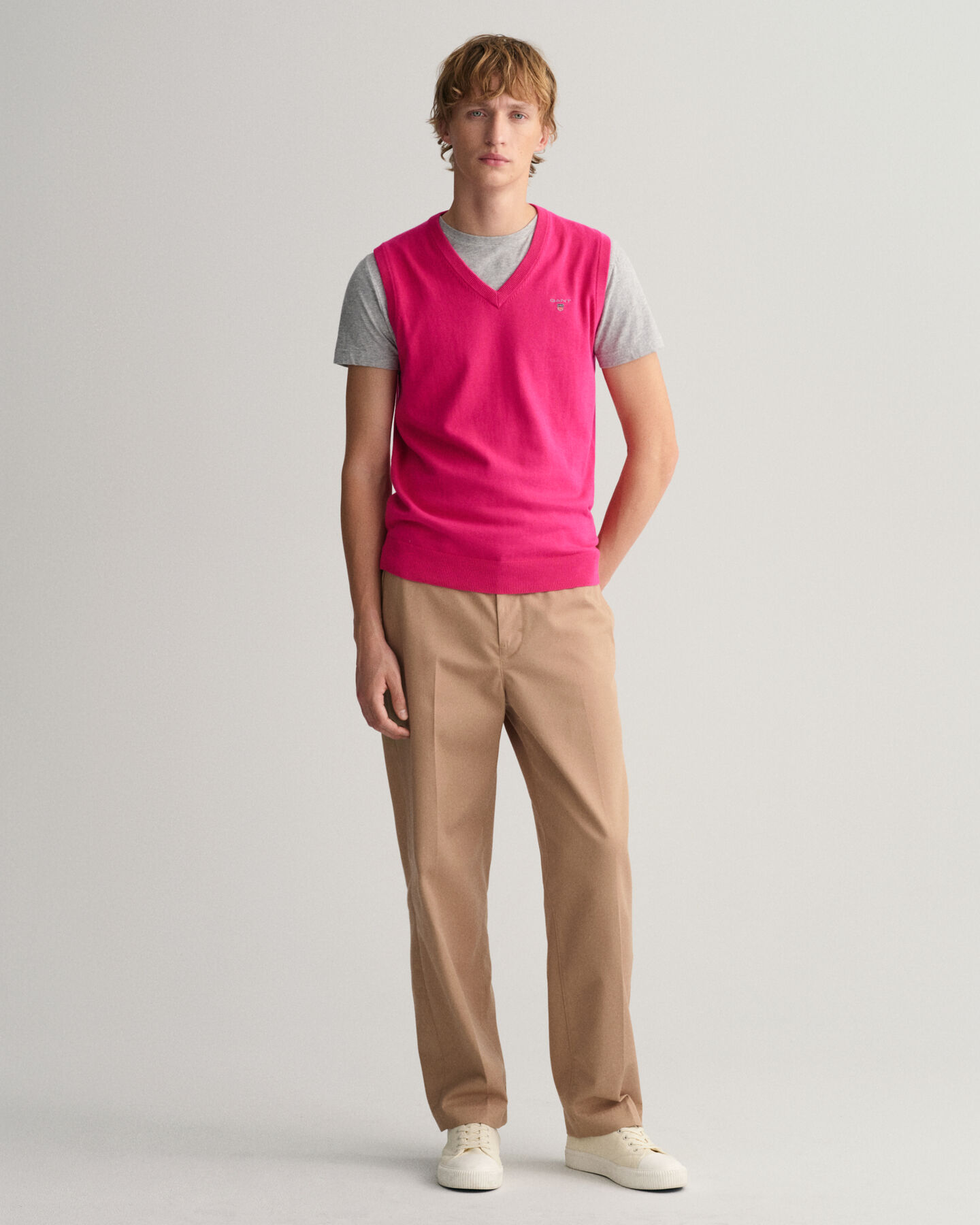 Classic slipover i bomull