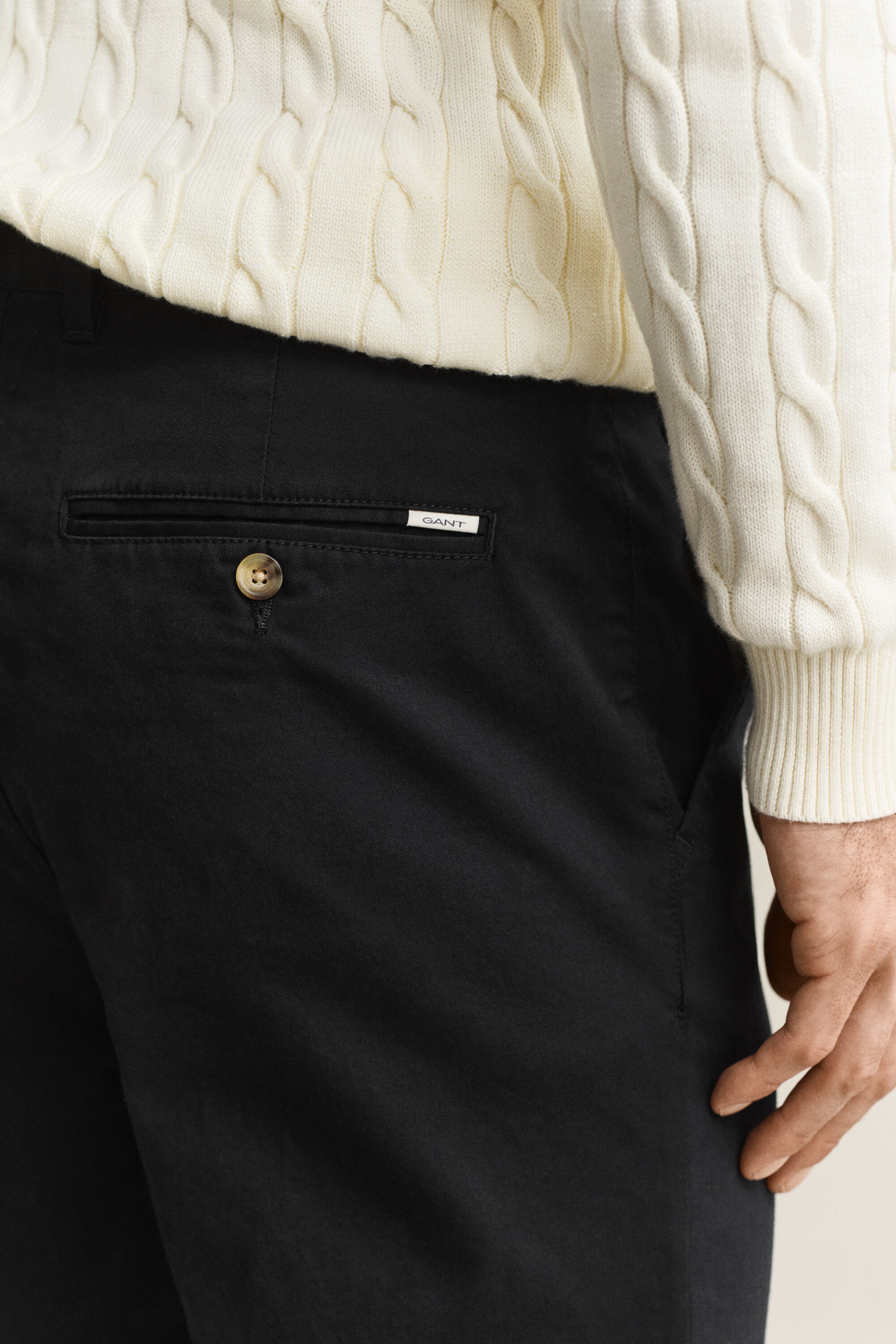 Klassiska chinos med slim fit