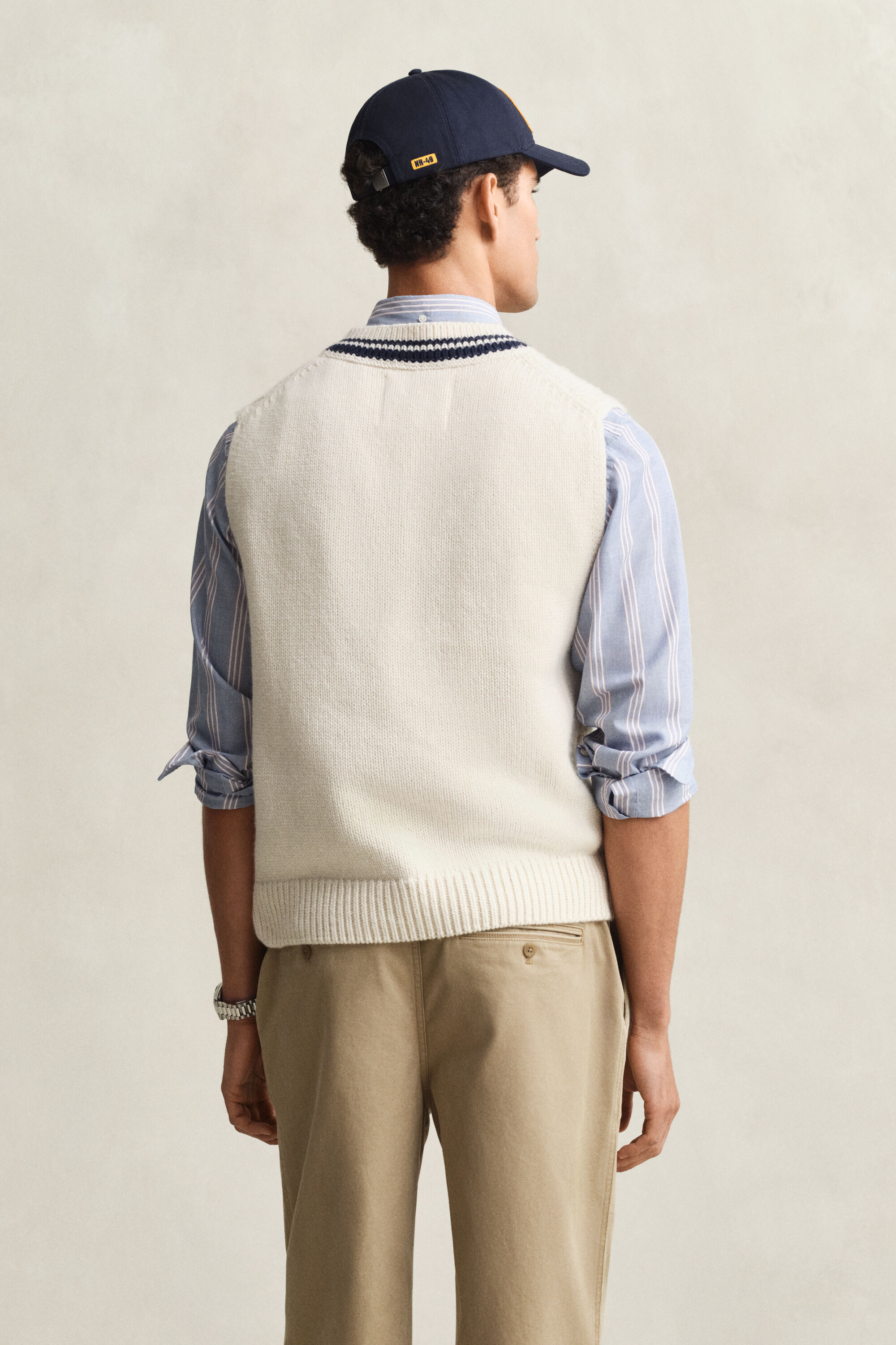 Kabelstickad slipover