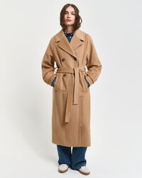 Trenchcoat i ull