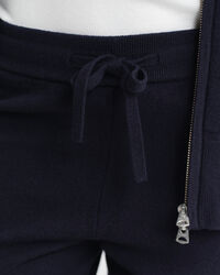 Stickade byxor i superfin lammull