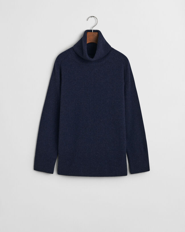 Polotröja i kashmir- och ullblandning