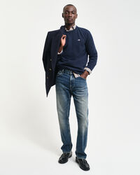 Rundhalsad tr&ouml;ja i extra fin lammull