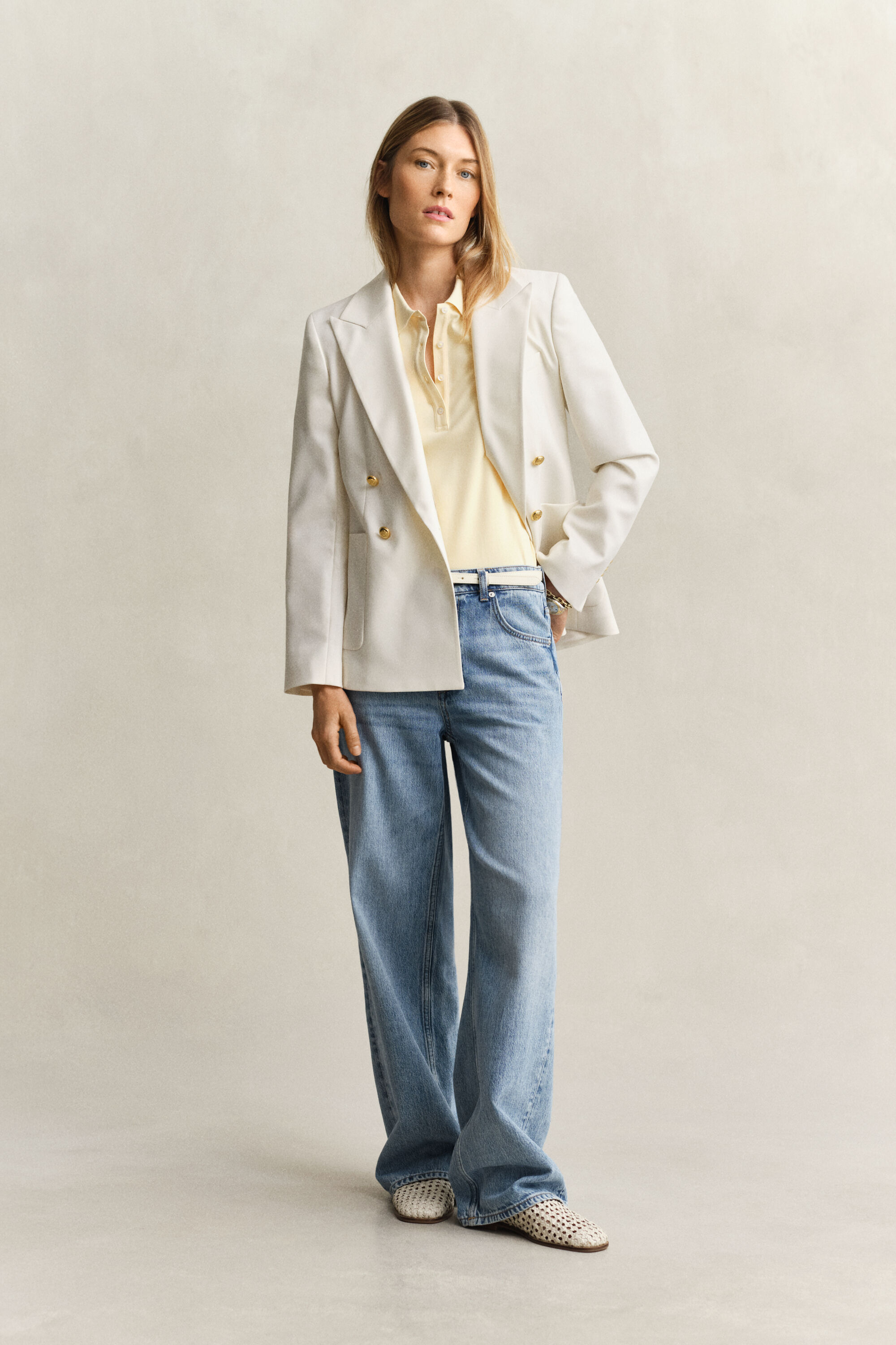 Slim fit pikétröja