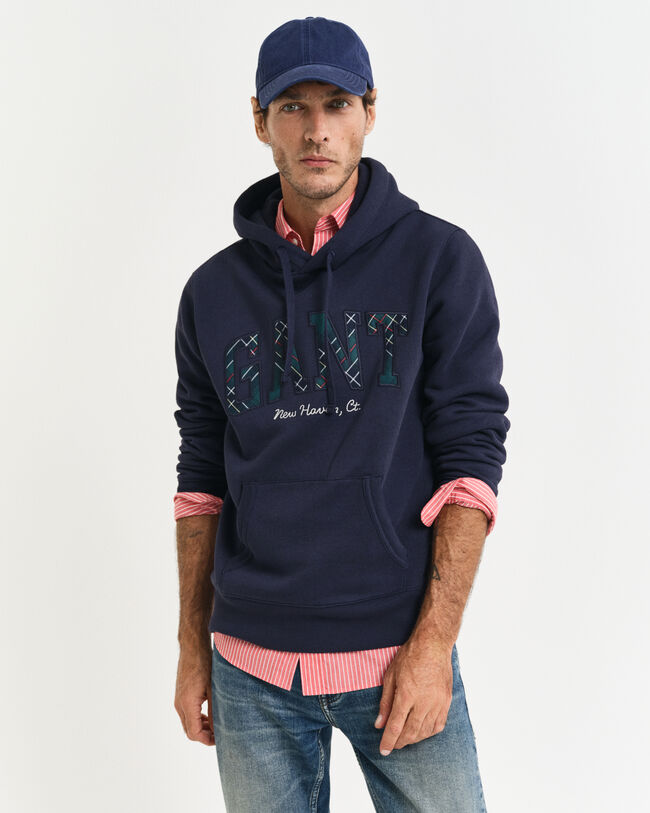 GANT hoodie med vintersportmotiv